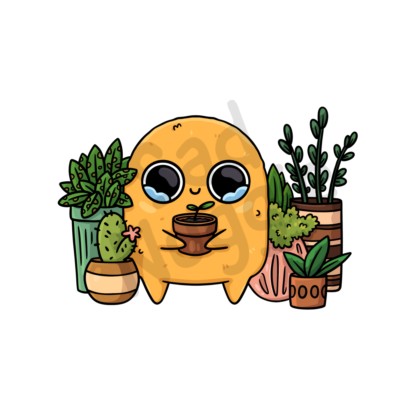 Custom Sad Nuggie Artwork