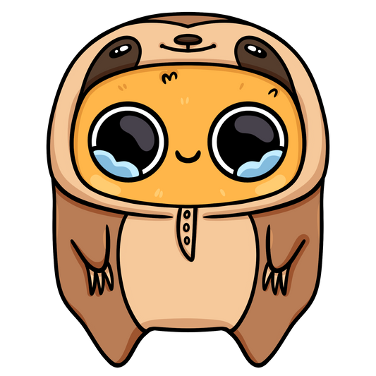 Sad Nuggie Sloth Magnet