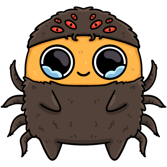 Sad Nuggie Spider Magnet