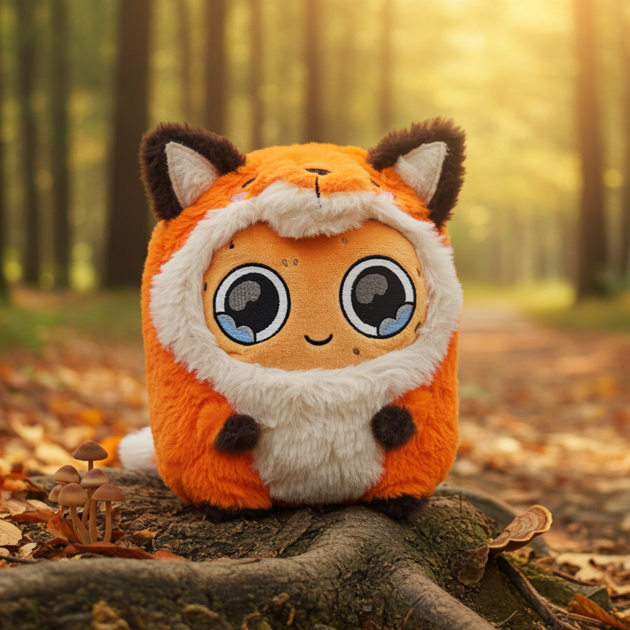 Fox Sad Nuggie Plush