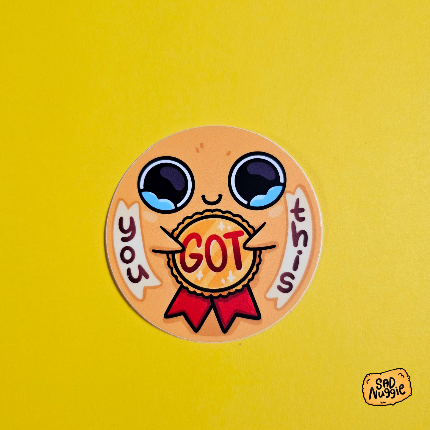 Sad Nuggie You Got This Sticker