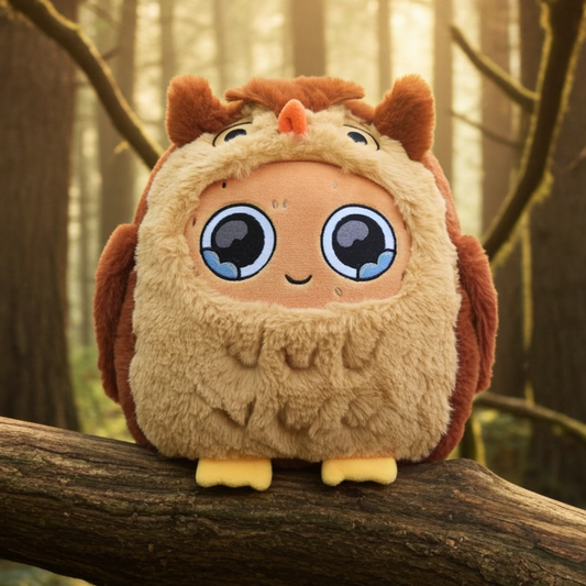Owl Sad Nuggie Plush