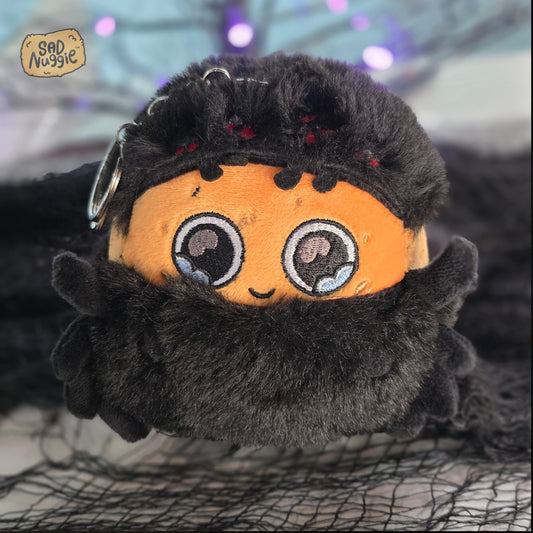 Spider Mini Sad Nuggie Keychain