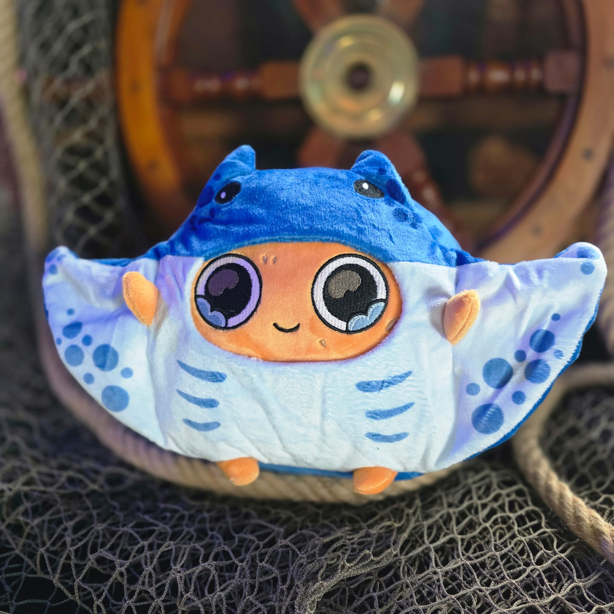 Stingray Sad Nuggie Plush