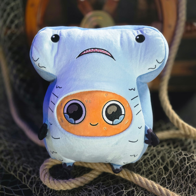 Hammerhead Shark Sad Nuggie Plush