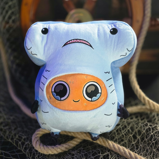 Hammerhead Shark Sad Nuggie Plush