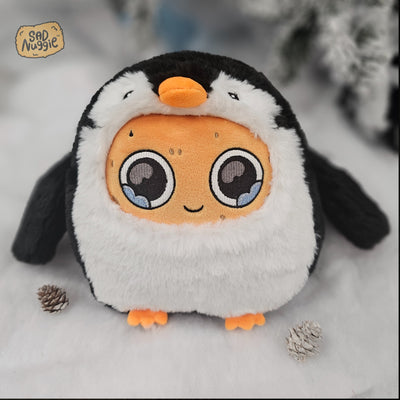 Penguin Sad Nuggie Plush