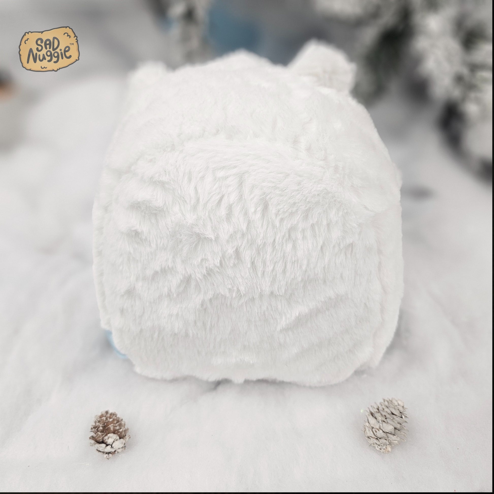 Polar Bear Sad Nuggie Plush
