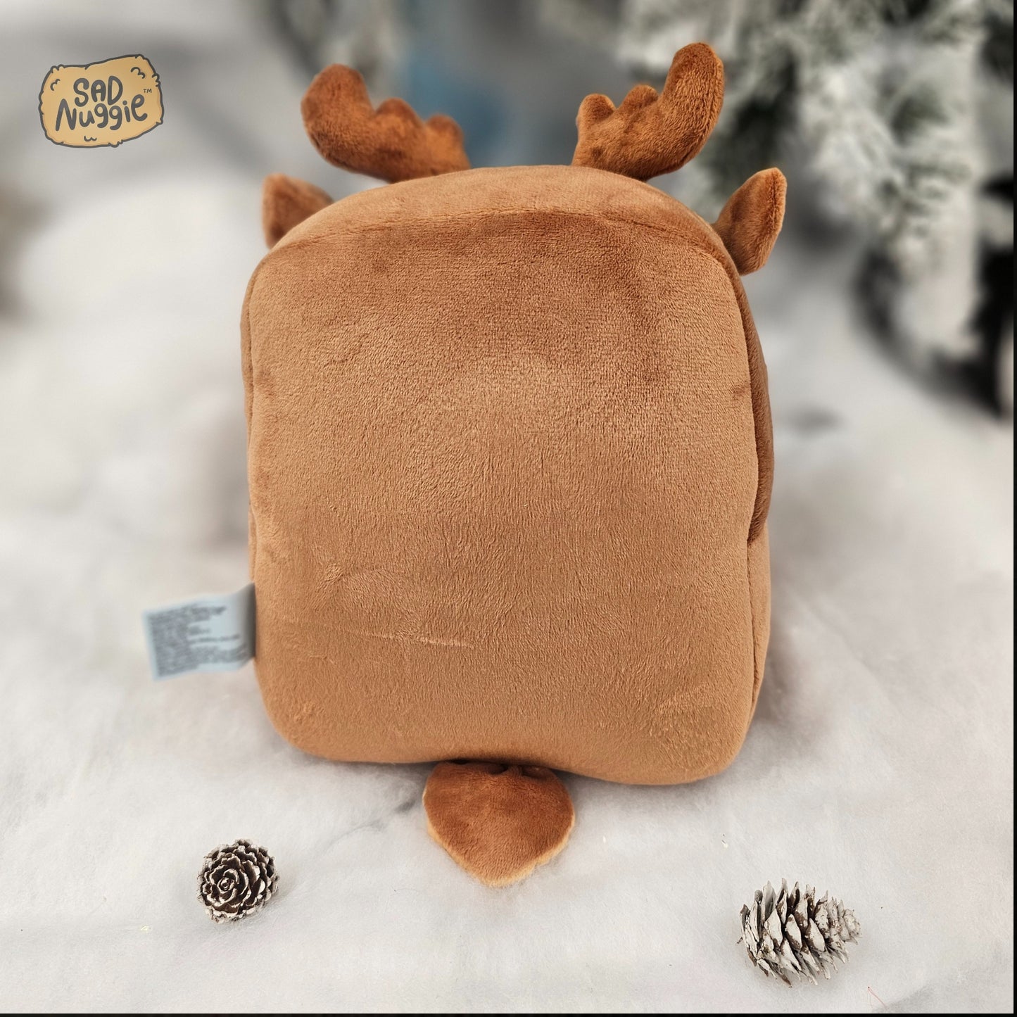 Reindeer Sad Nuggie Plush
