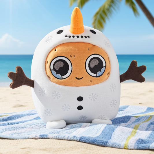 Snowman Sad Nuggie Plush