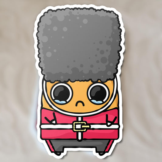 Royal Guard Sad Nuggie Sticker