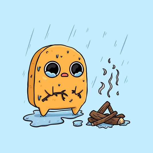 Fire Starter Sad Nuggie Sticker