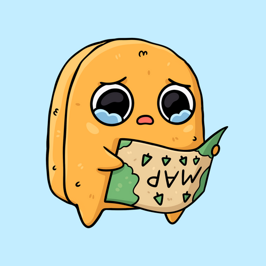 Navigateur Sad Nuggie Sticker